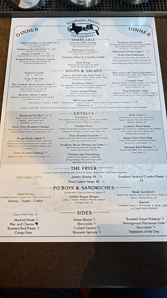 Menu Southern Pecan - Gulf Coast Kitchen-9
