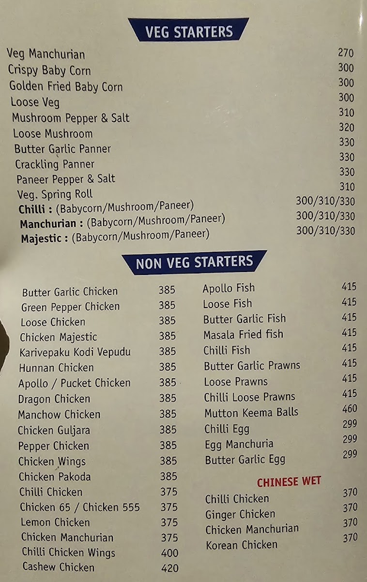 Menu Southern Spice Family Restaurant & Conference Halls-2