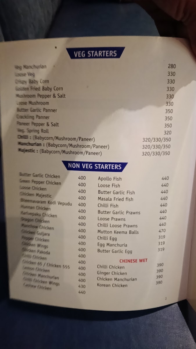 Menu Southern Spice Family Restaurant & Conference Halls-6