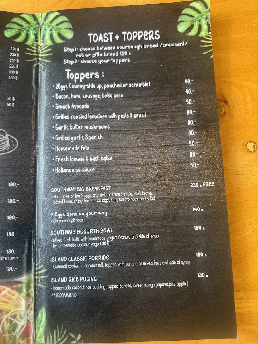 Menu Southway Coffee Bar-4