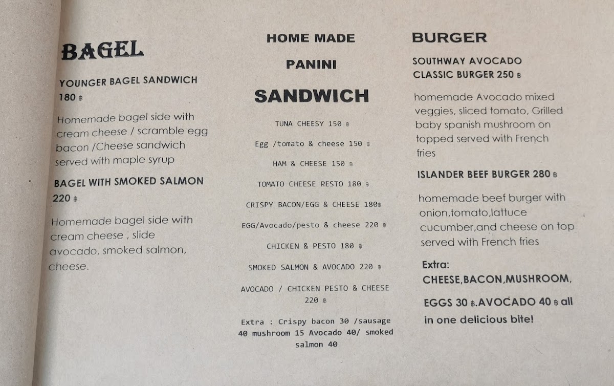 Menu Southway Coffee Bar-7