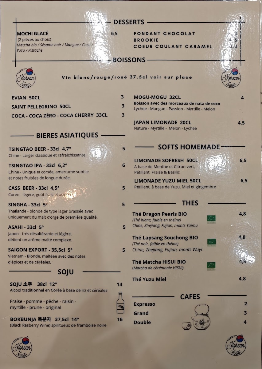 Menu Soyum - Poulet Frit Coréen-5