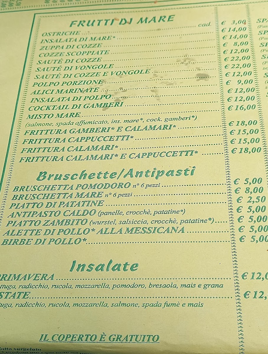 Menu Spaghetteria Da Angelo E Serafino-4