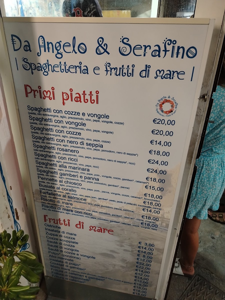 Menu Spaghetteria Da Angelo E Serafino-5
