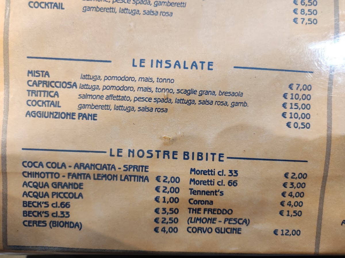 Menu Spaghetteria Da Angelo E Serafino-7