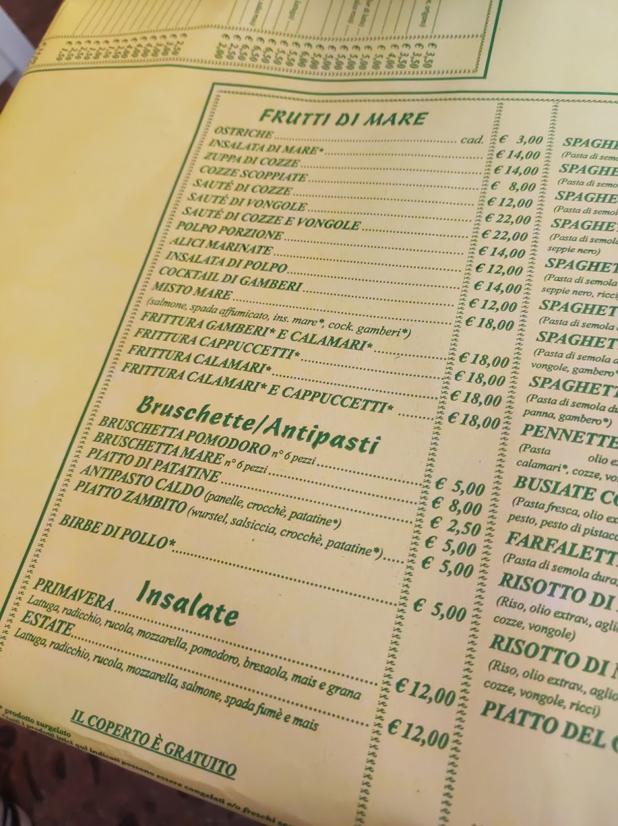 Menu Spaghetteria Da Angelo E Serafino-8