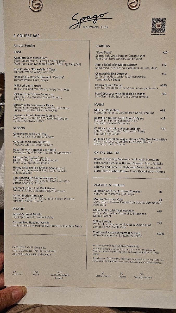 Menu Spago Dining Room-1