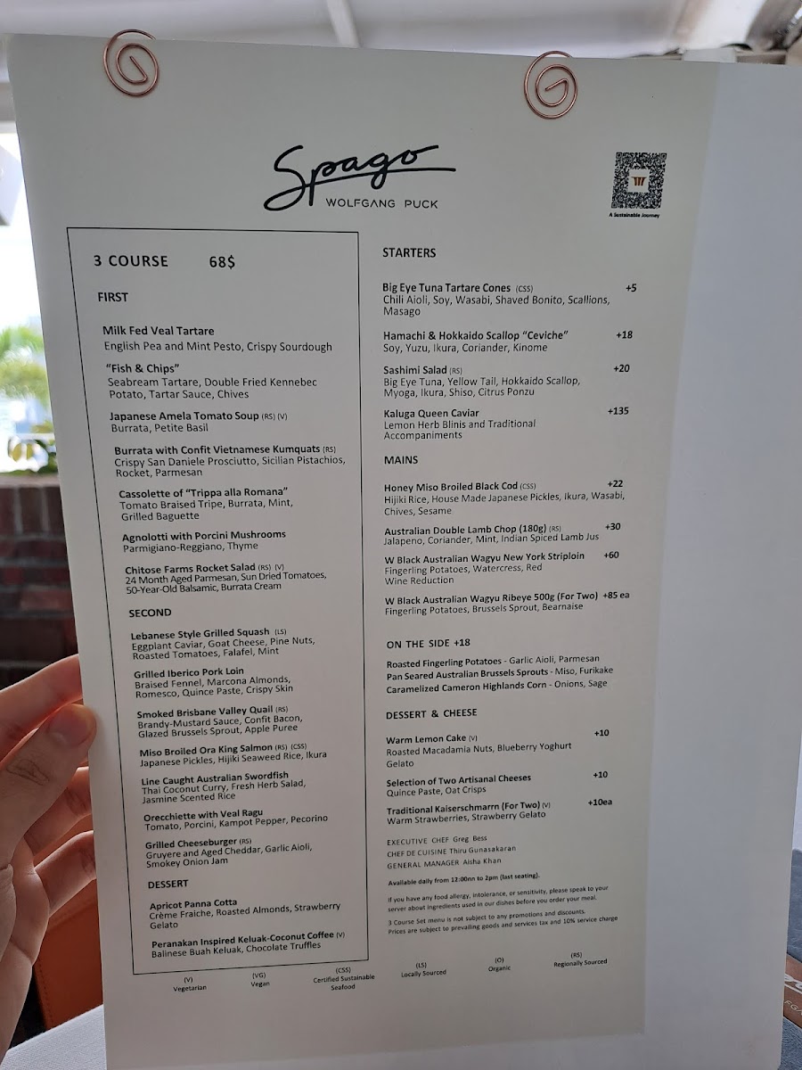 Menu Spago Dining Room-7