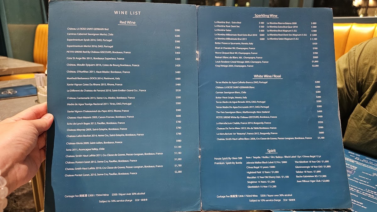 Menu Sparkling House Seafood & Oyster Bar-1