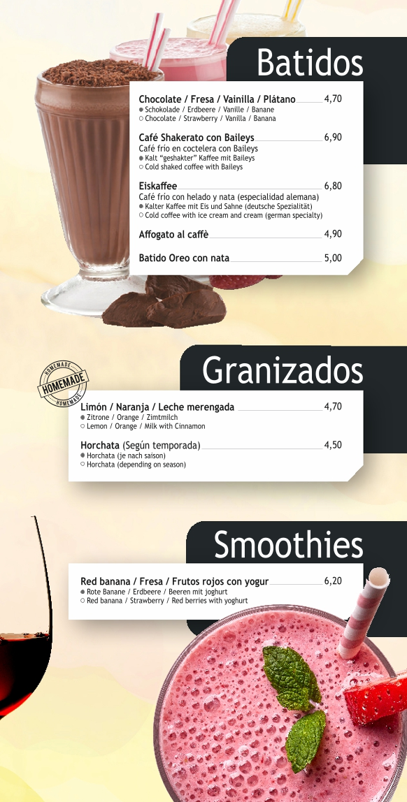 Menu Spasso Calpe | Restaurante Italiano - Pizzería-10