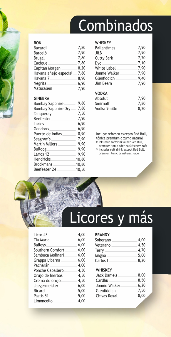 Menu Spasso Calpe | Restaurante Italiano - Pizzería-2