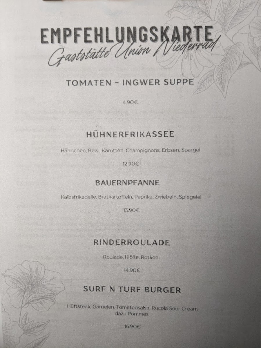 Menu Speisegaststatte Union Niederrad-4