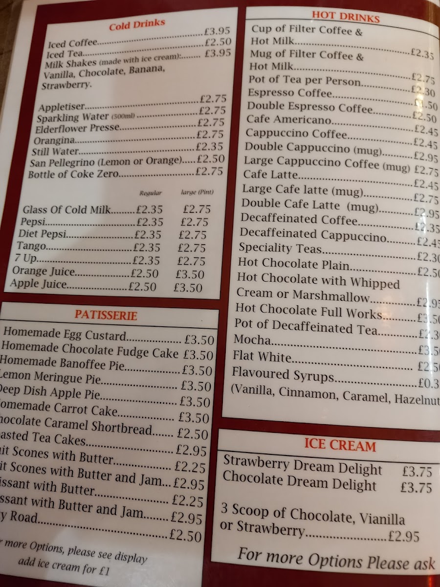 Menu Spencer's Cafe - Cheltenham-10