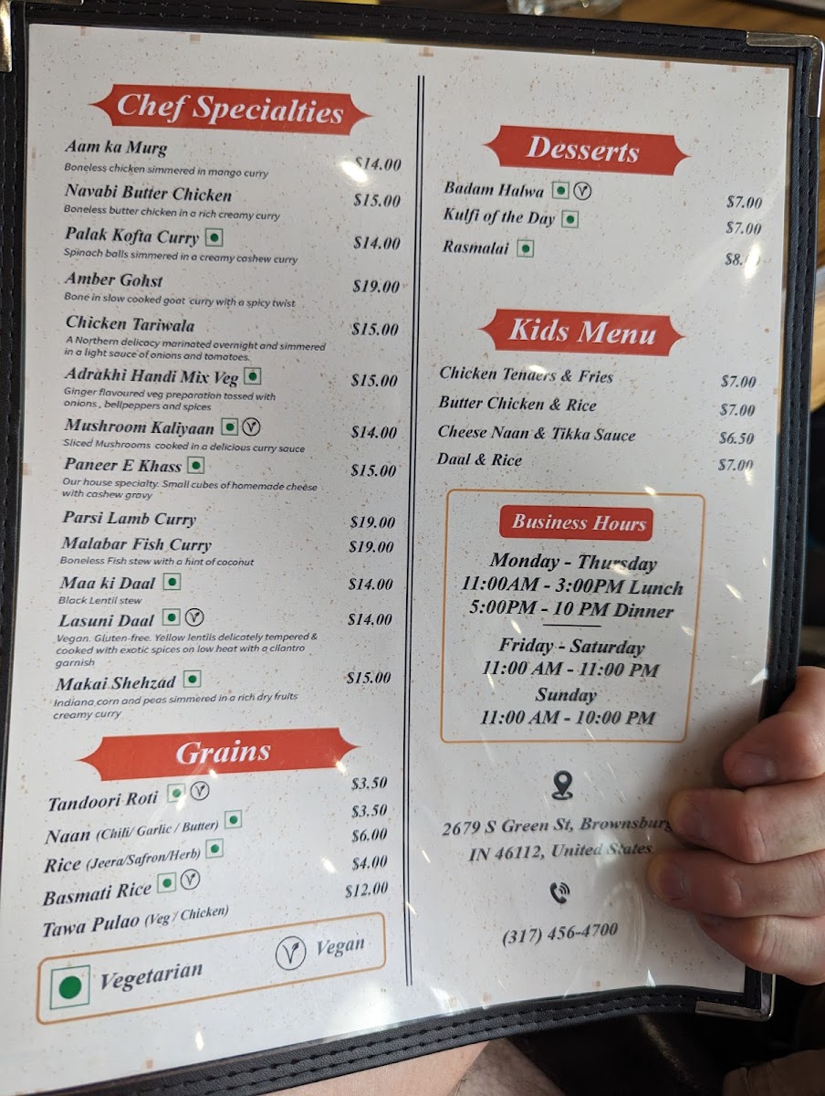 Menu Spice Club-9