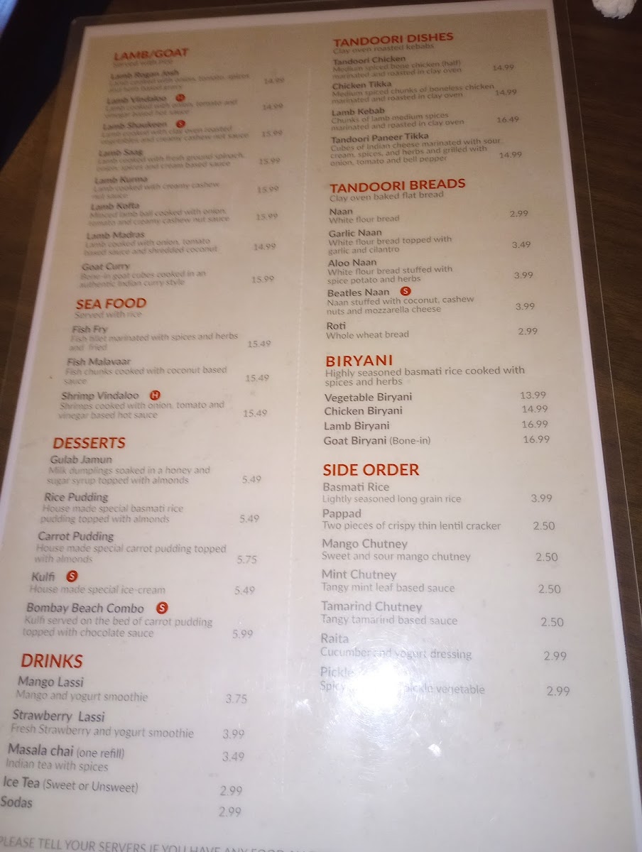Menu Spice Connexion-9