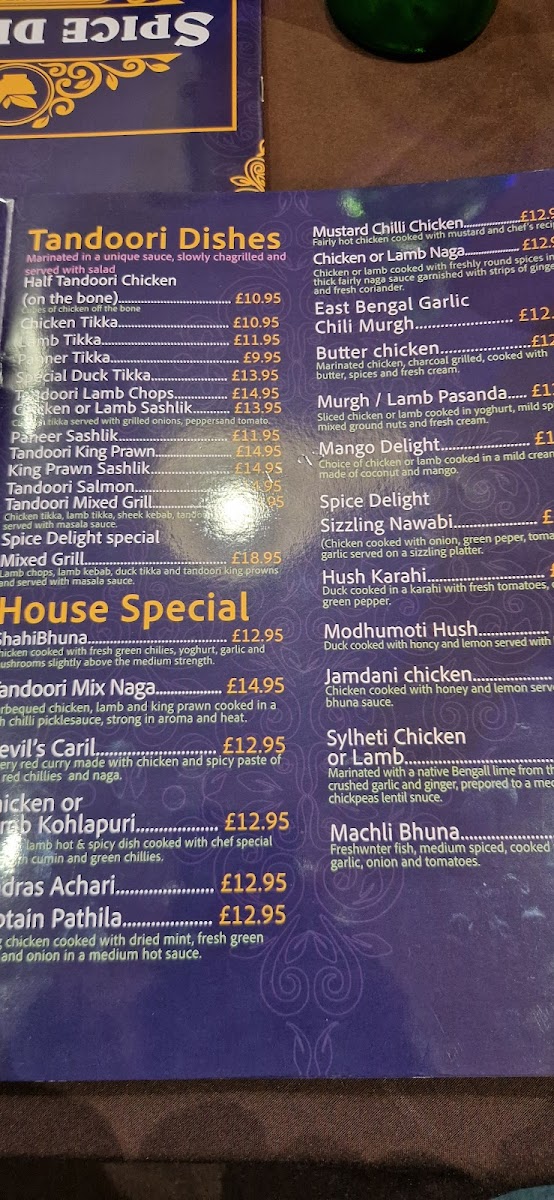 Menu Spice Delight-5