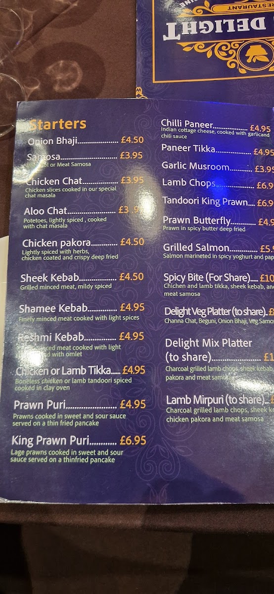 Menu Spice Delight-6