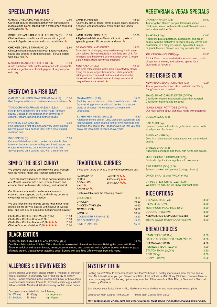 Menu Spice Fusion-1