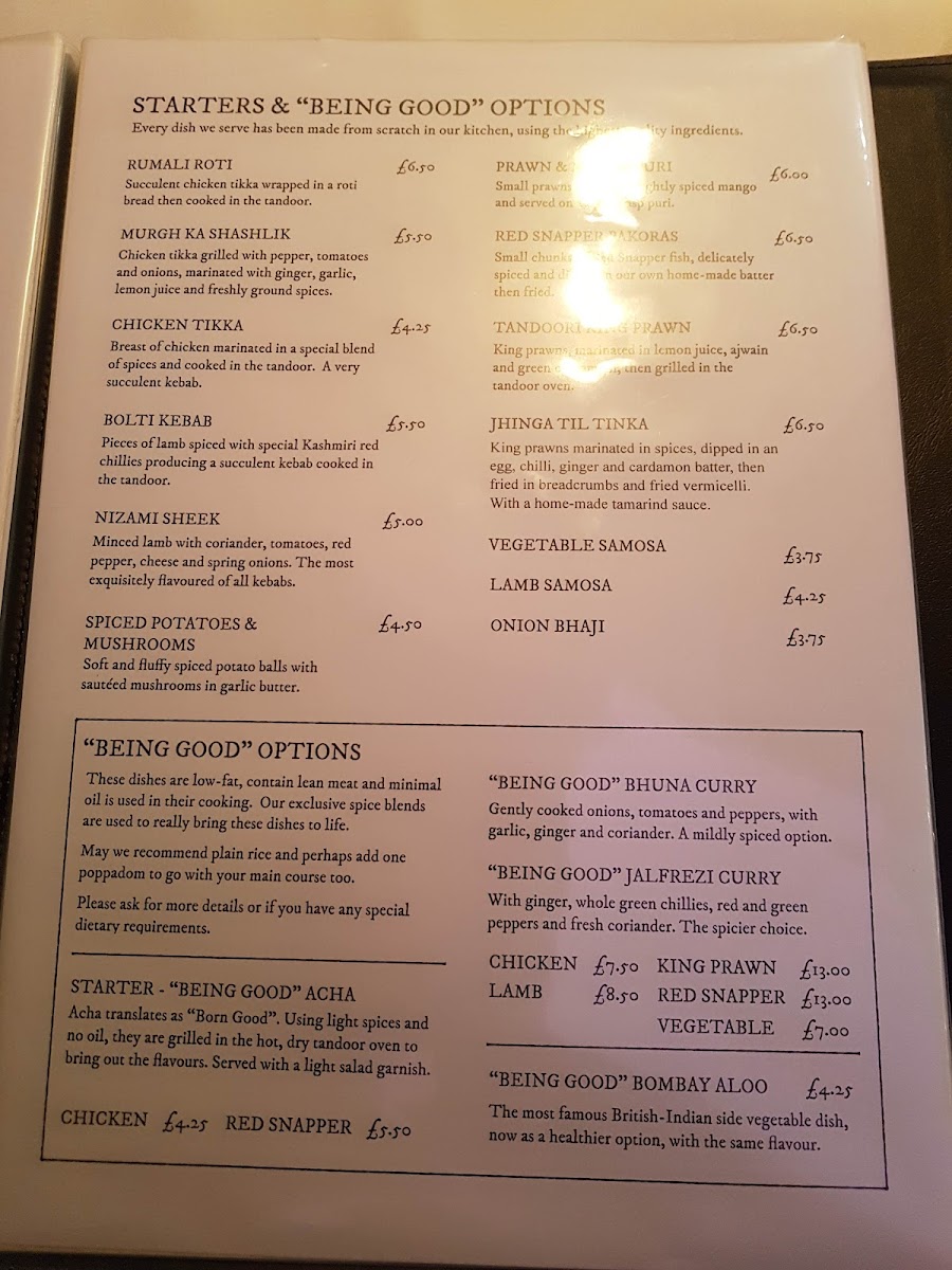 Menu Spice Fusion-3
