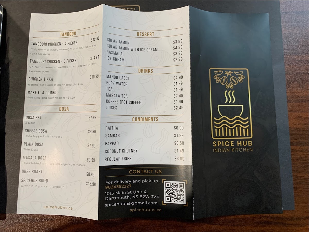 Menu Spice Hub Indian Kitchen-7
