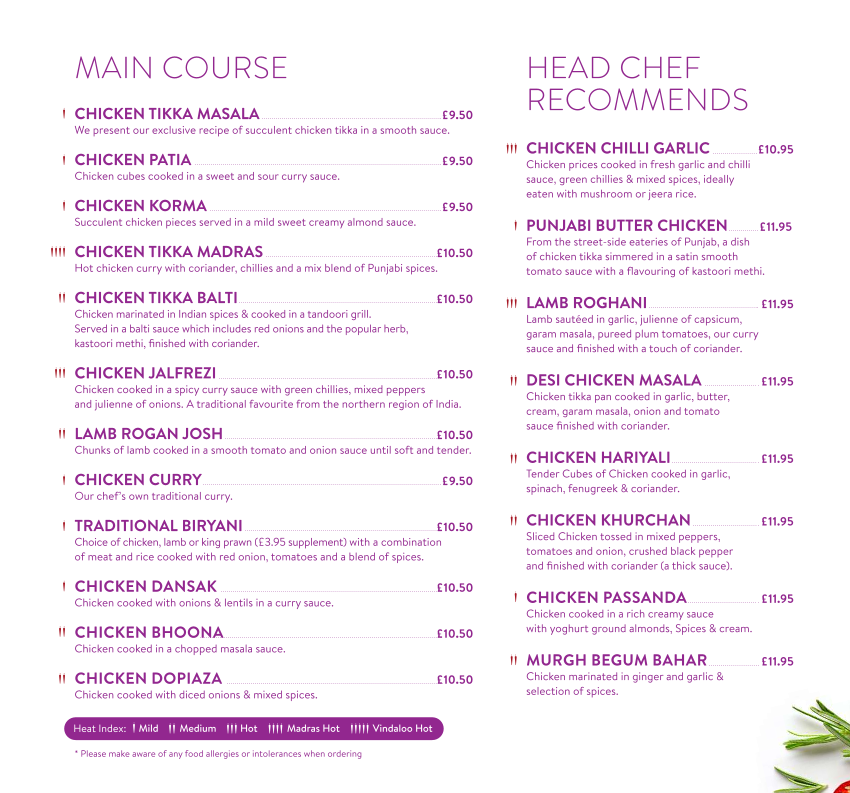 Menu Spice Templepatrick-7