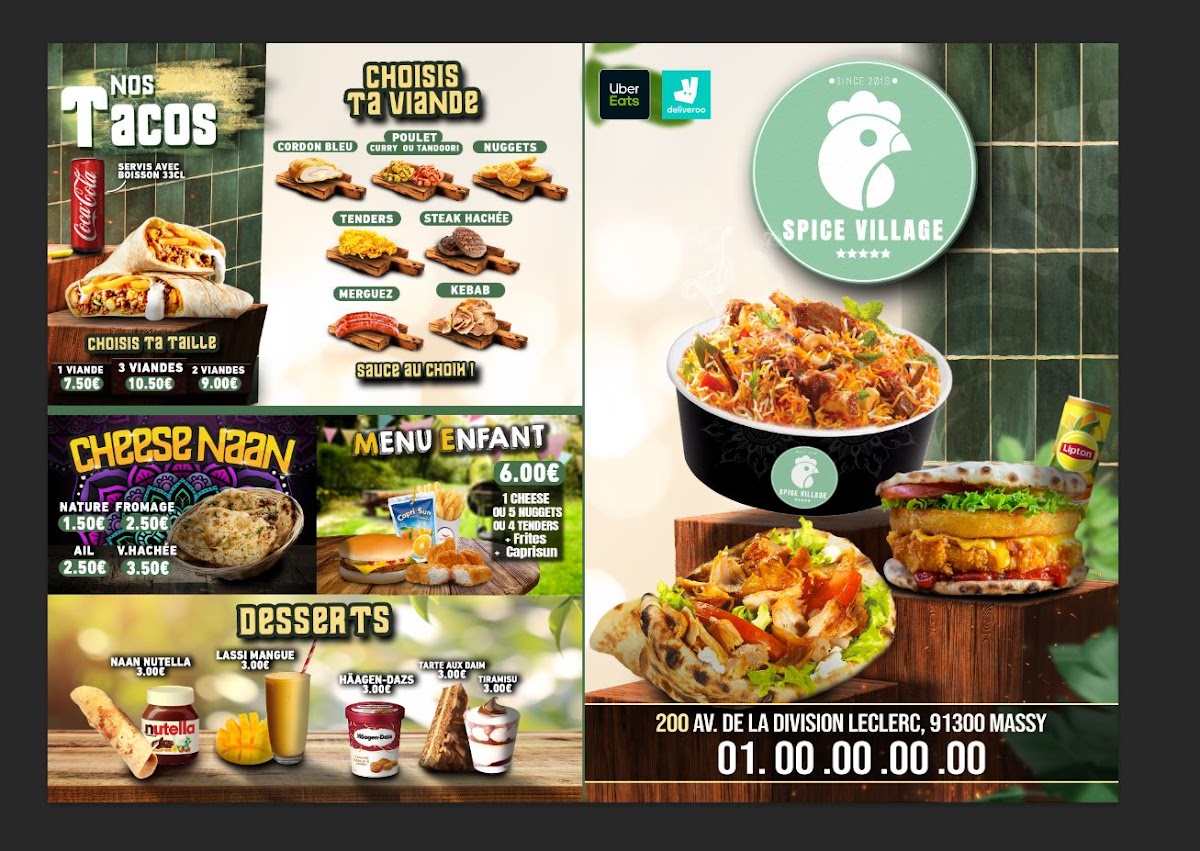 Menu Spice Village-2