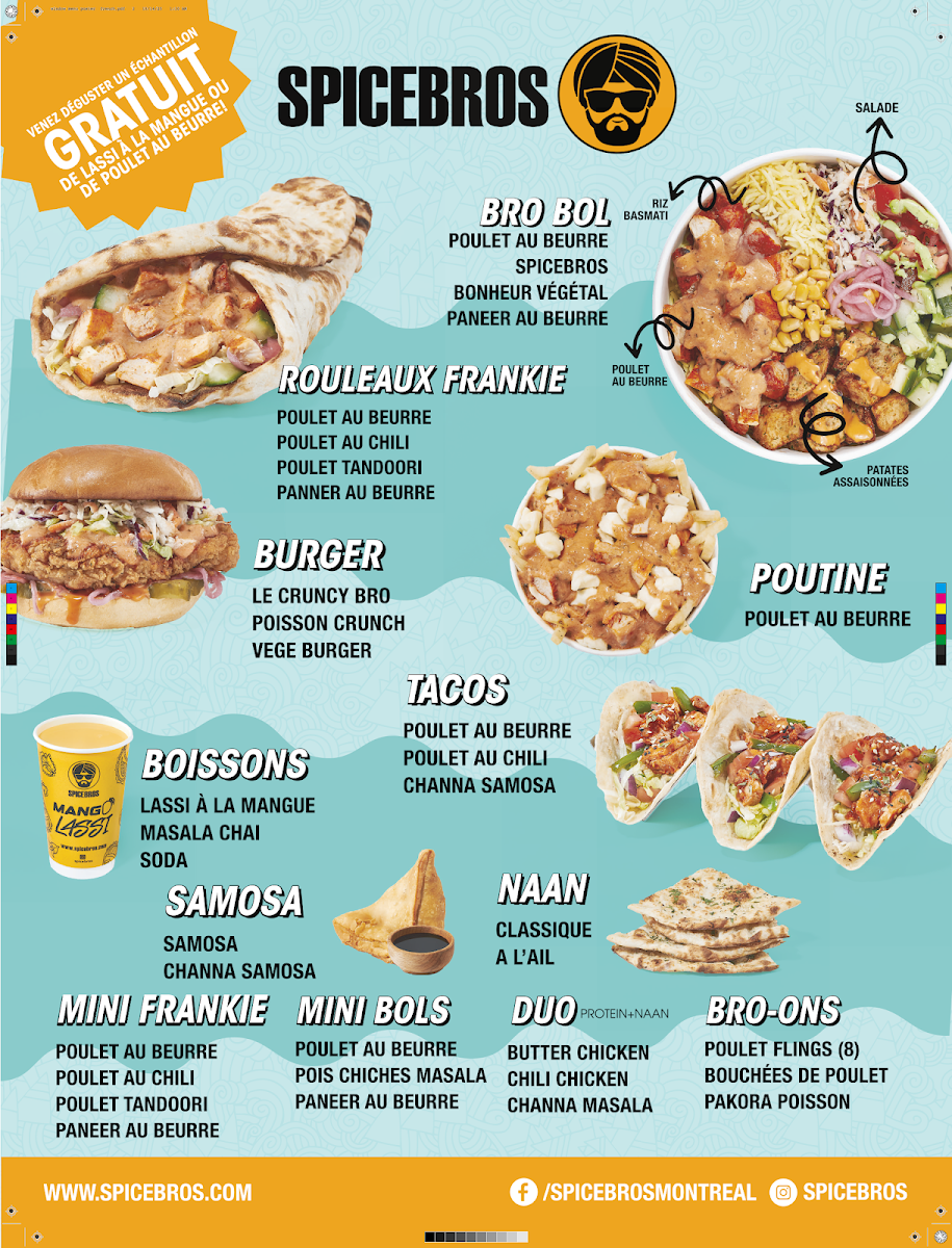 Menu Spicebros Vaudreuil-1