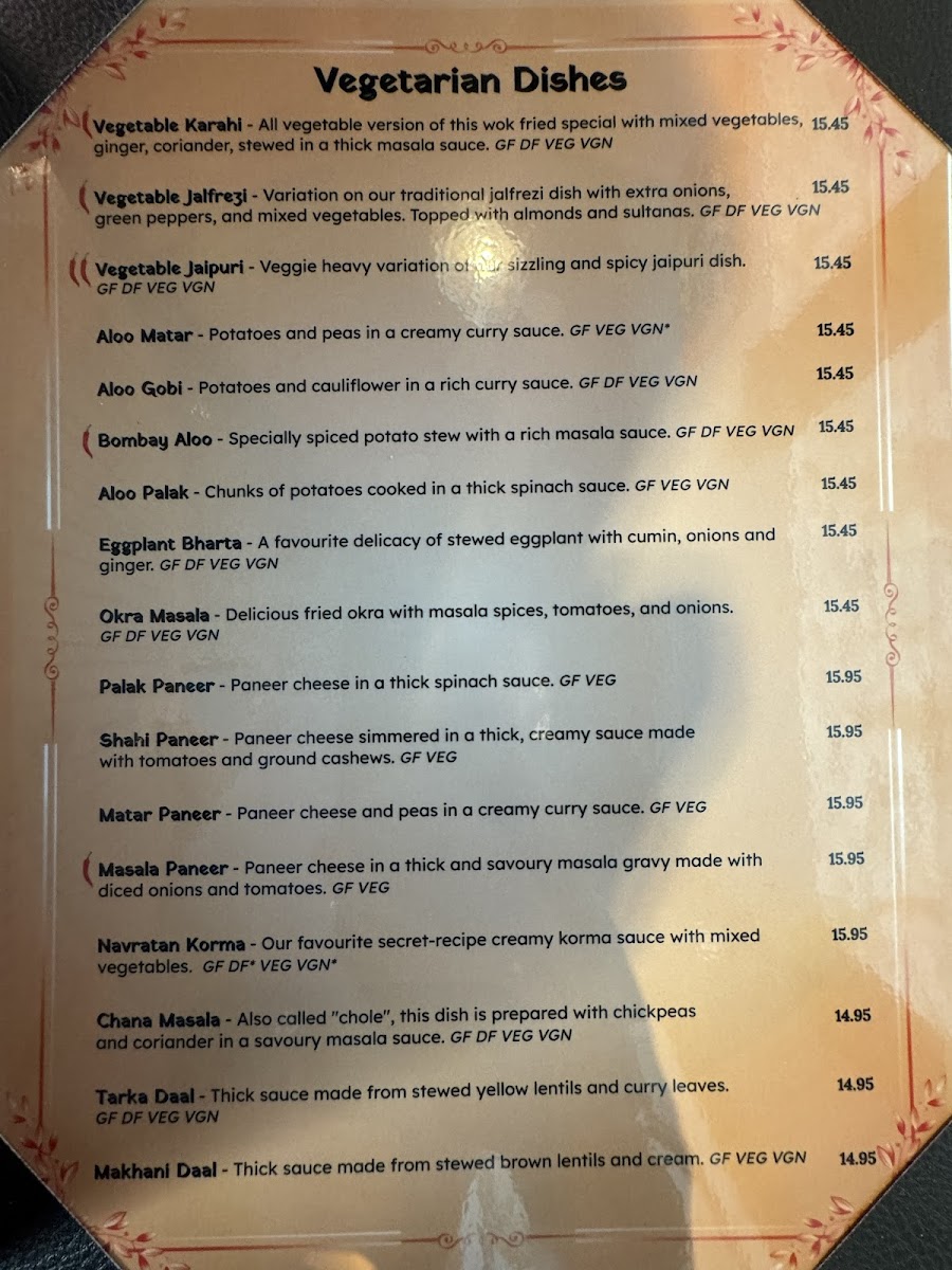 Menu Spices Indian & Nepalese Restaurant Seton-2