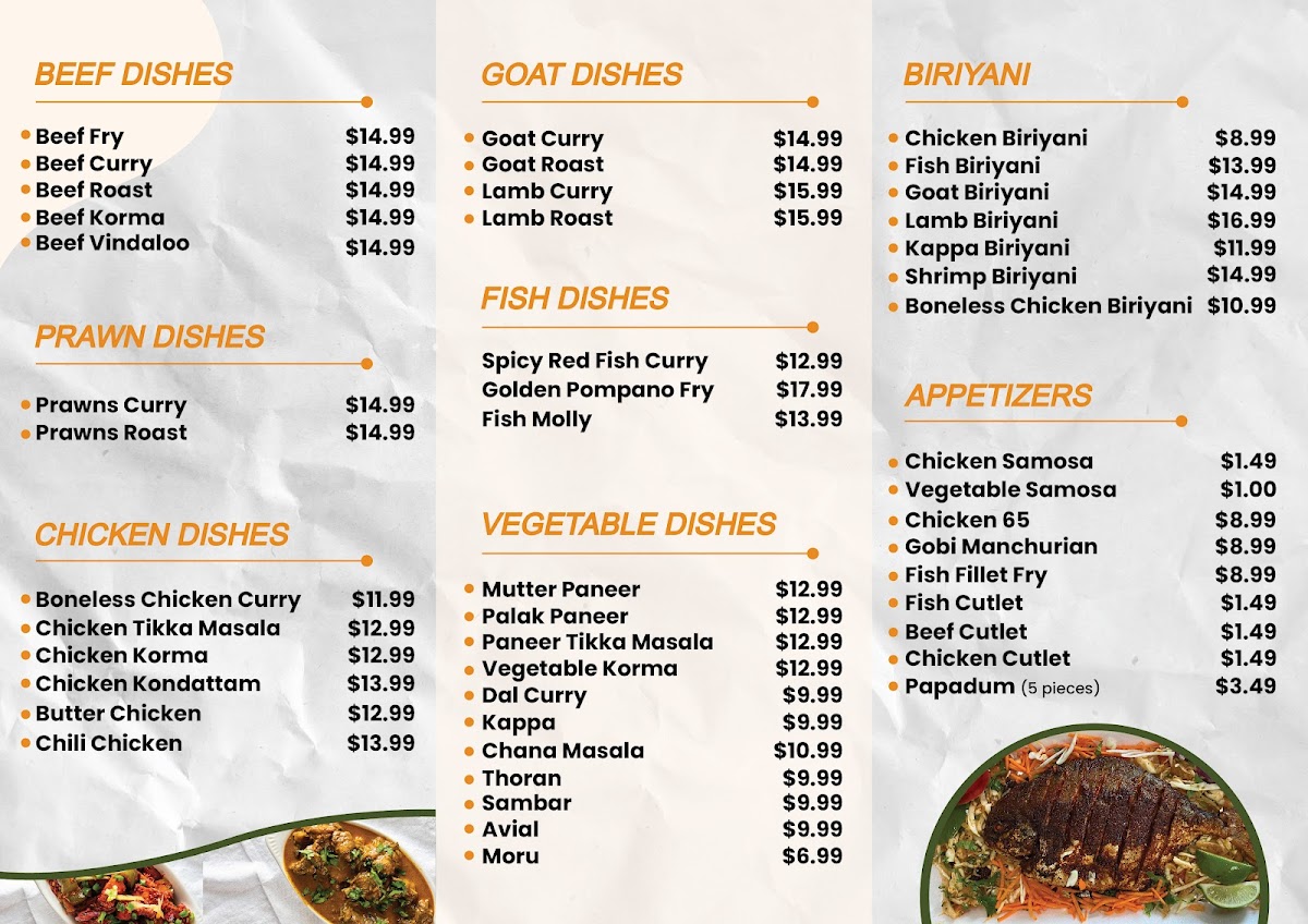 Menu Spices Of India Kitchen - Restaurant & Catering-4