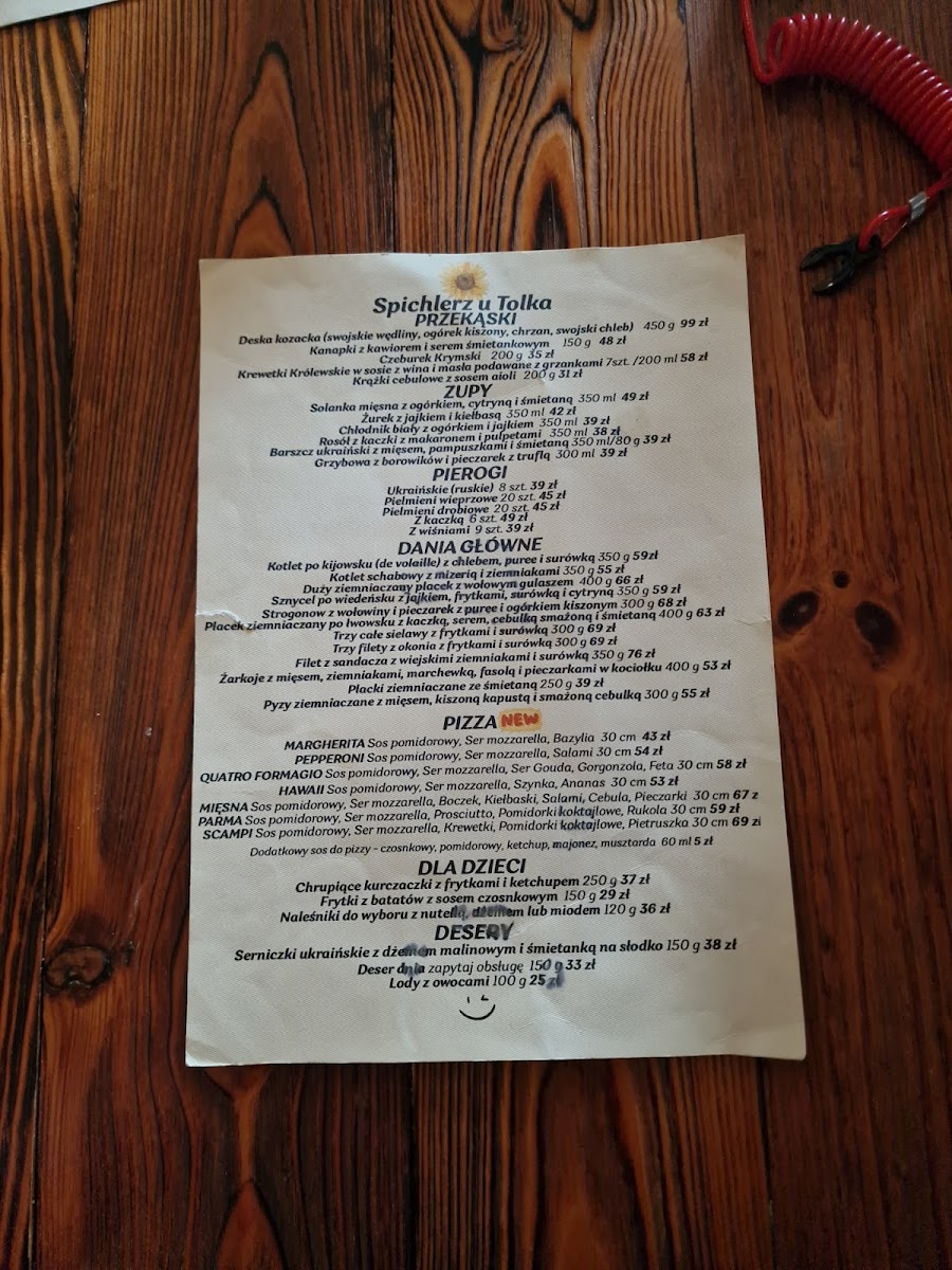 Menu 'spichlerz U Tolka' - Restauracja Prawdziwej Kuchni-6