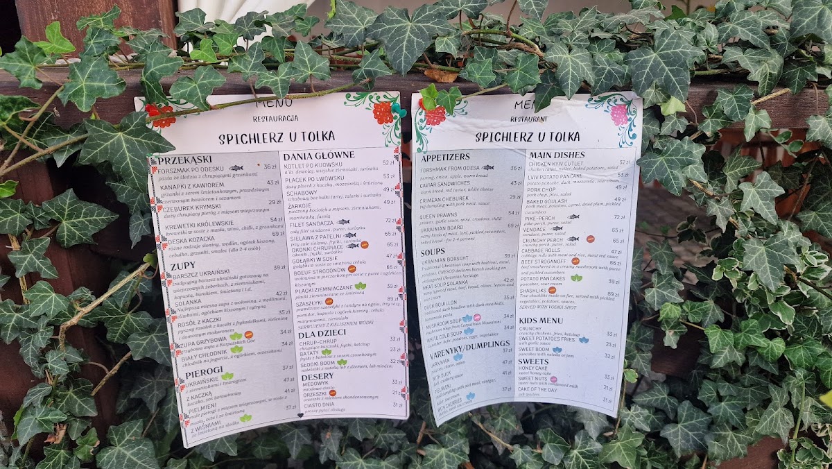 Menu 'spichlerz U Tolka' - Restauracja Prawdziwej Kuchni-9