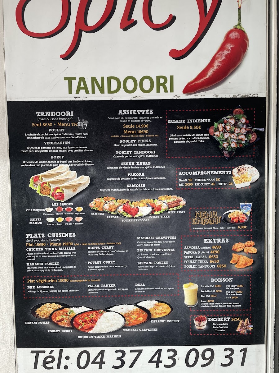 Menu Spicy Tandoori-2
