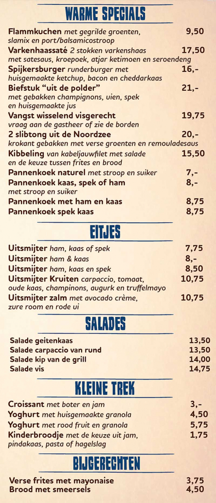 Menu Spijkers Ijmuiden-4