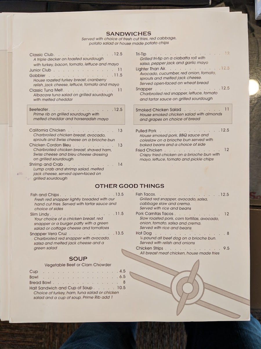 Menu Spirit Of San Luis Restaurant-10