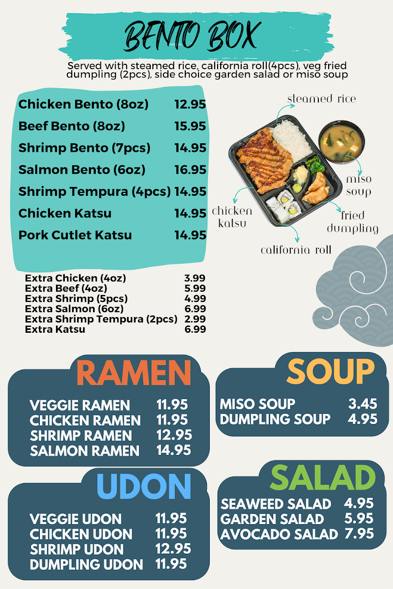 Menu Spoons Sushi & Hibachi Express-1