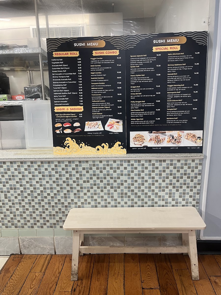 Menu Spoons Sushi & Hibachi Express-8