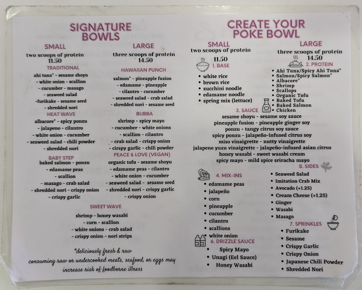 Menu Square Root Poké-4