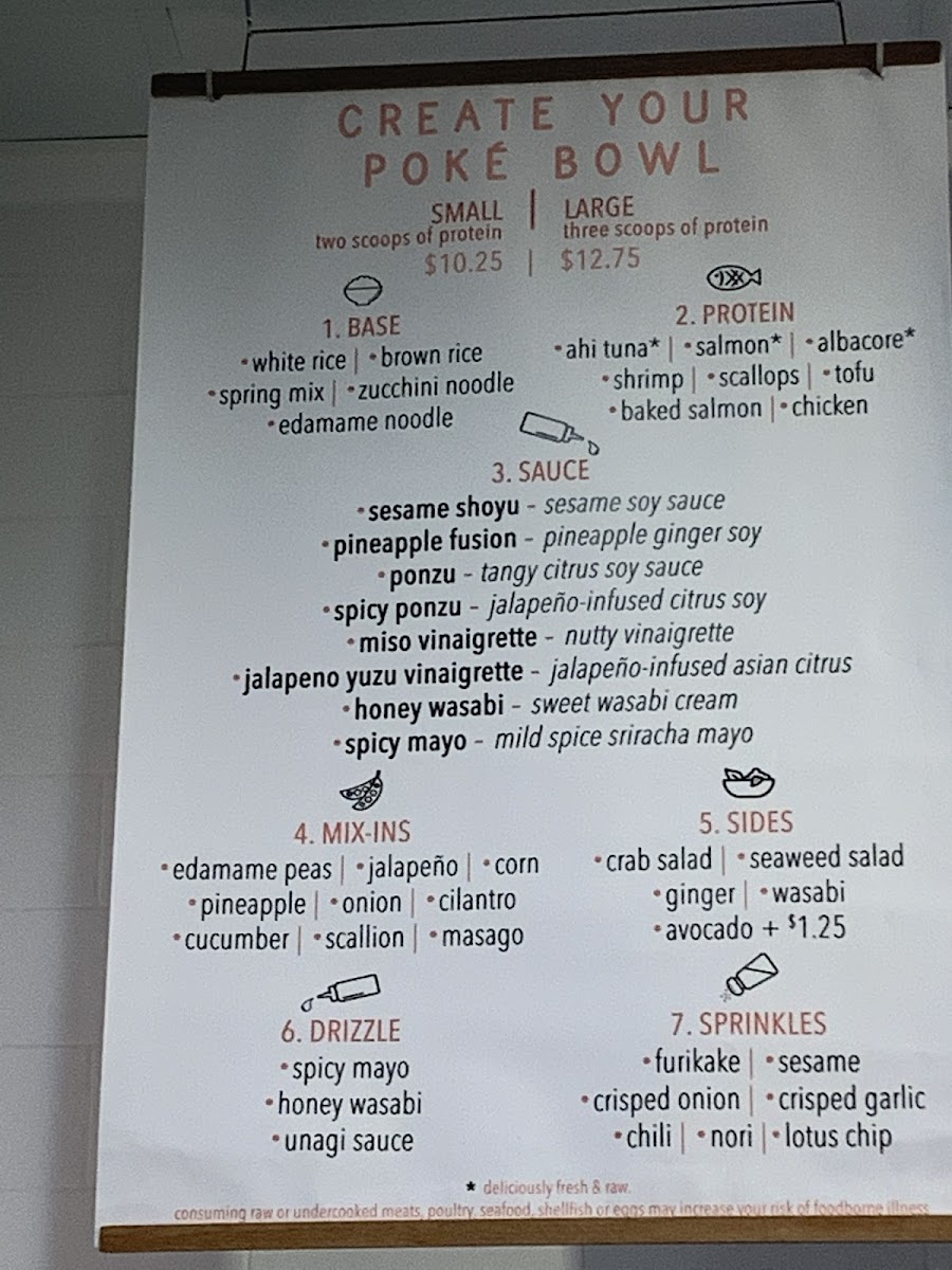 Menu Square Root Poké-6