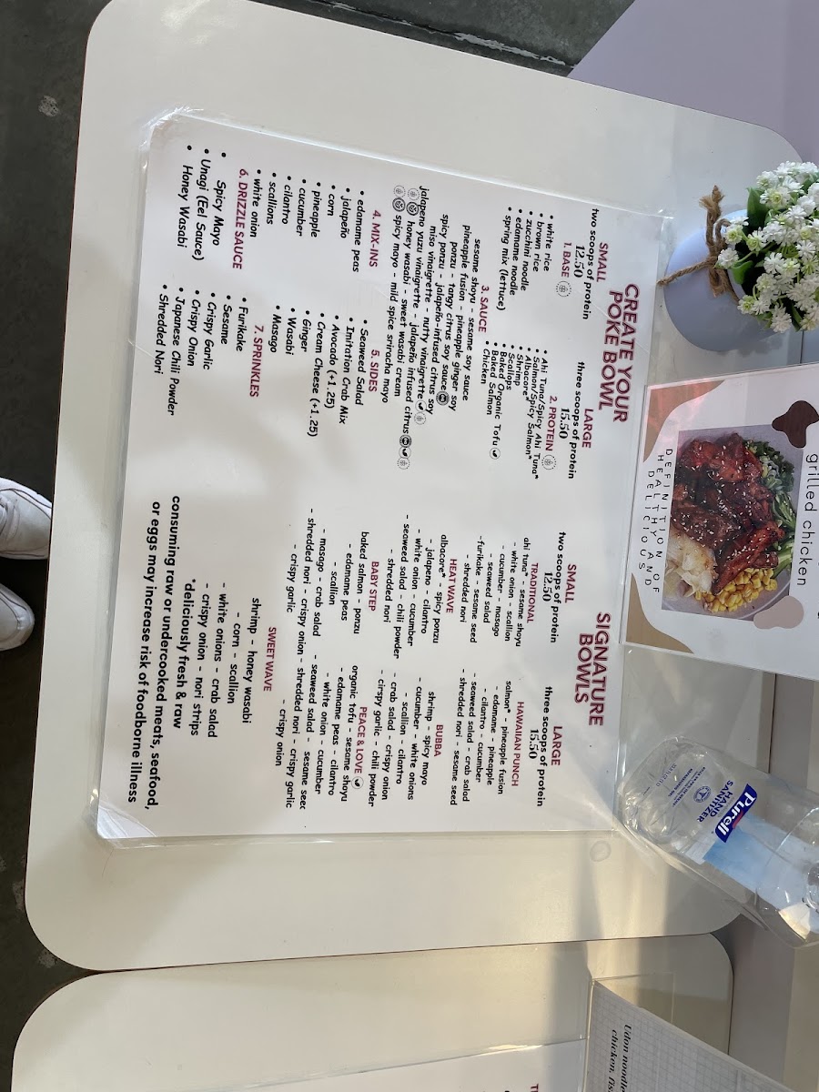Menu Square Root Poké-8