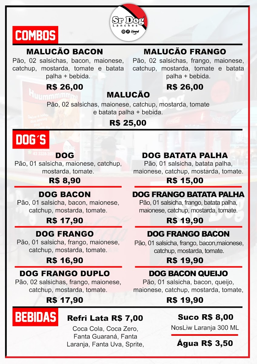 Menu Sr. Dog Lanches - Royal Plaza Shopping-2