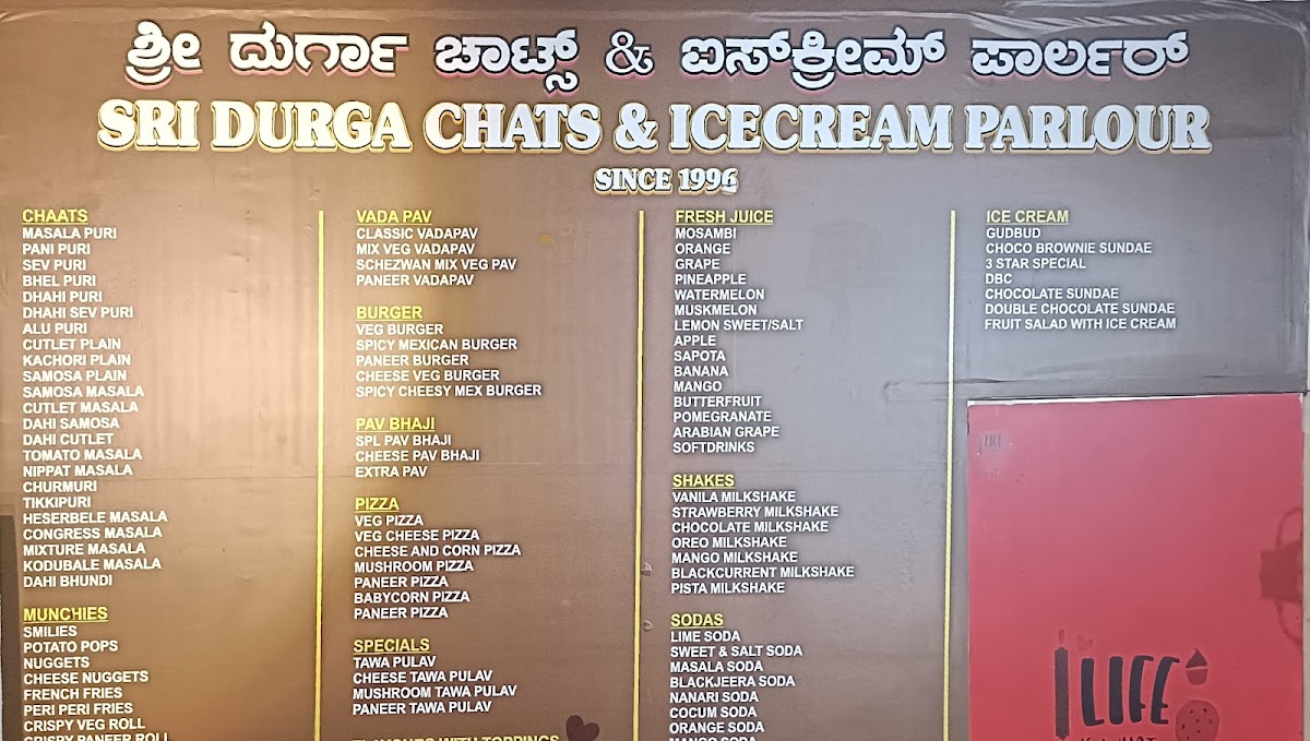 Menu Sri Durga Chats & Juice Centre-6