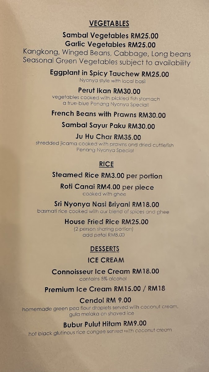 Menu Sri Nyonya Restaurant-10
