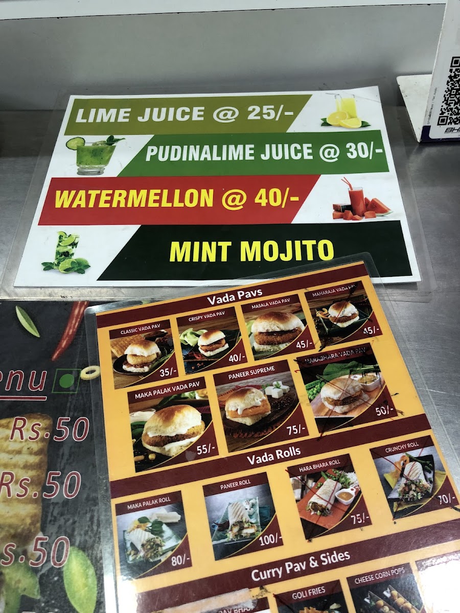 Menu Sri Sai Foods ( Goli Vada Pav + Karnataka Bhel House )-6