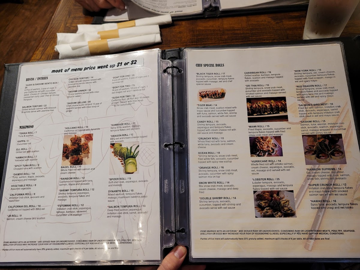 Menu Srithai: Thai Kitchen & Sushi Bar-4