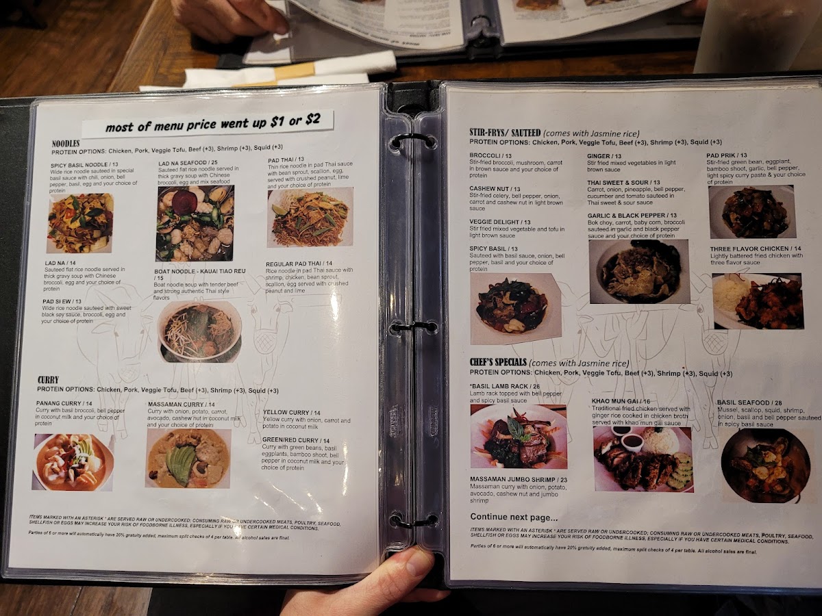 Menu Srithai: Thai Kitchen & Sushi Bar-6