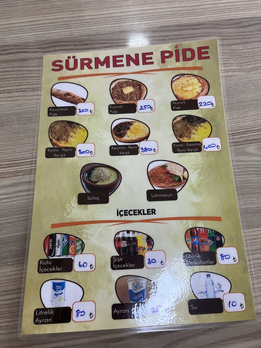Menu Sürmene Pide-3