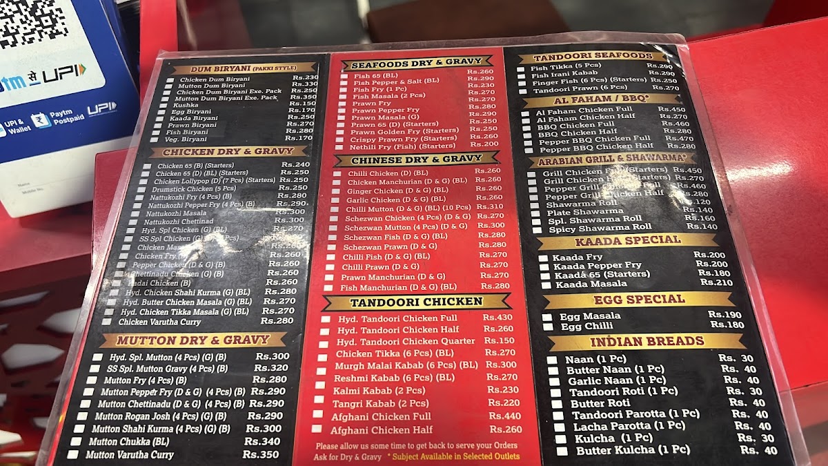 Menu Ss Hyderabad Biryani Coimbatore-1