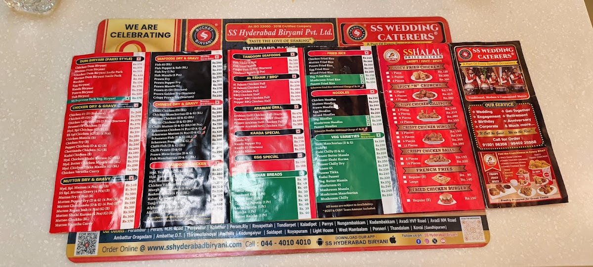 Menu Ss Hyderabad Biryani Coimbatore-5