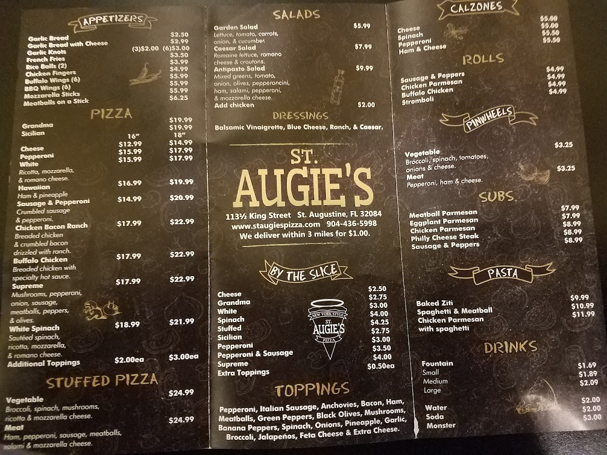 Menu St. Augie's Pizza-8