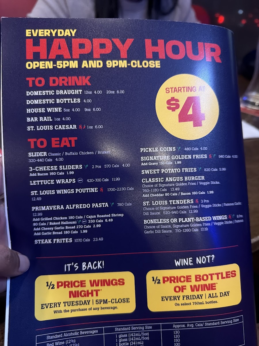 Menu St. Louis Bar & Grill-1